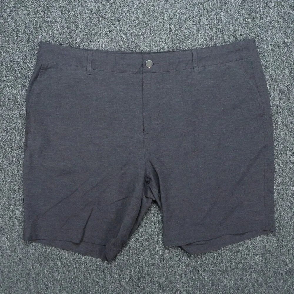 Faherty‎ Shorts Mens 40 Gray All Day Chino Stretch Zip Pocket Lightweight